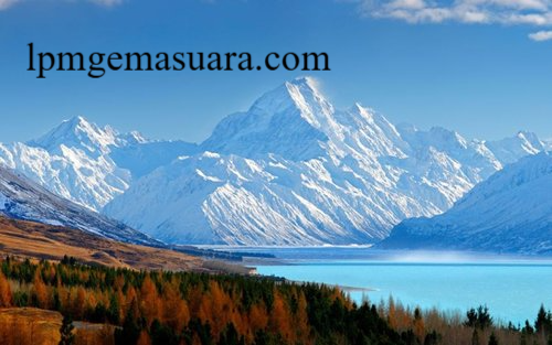 Menikmati Panorama Danau Pukaki